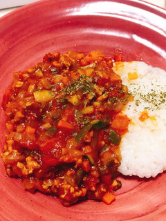 夏野菜たっぷりキーマカレー-レシピのメイン写真