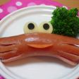 キャラ弁に☆微妙なカニ("▽"*)