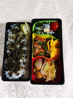 野菜中心のヘルシーなお弁当です-レシピのメイン写真