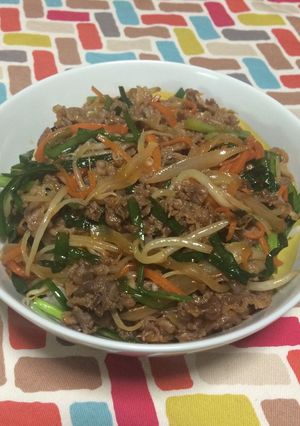 超簡単☆漬け込んで炒めるだけのプルコギ丼-レシピのメイン写真