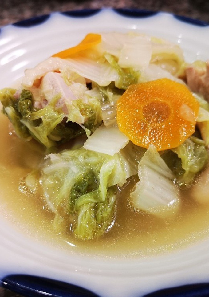 簡単.和風）鶏肉と白菜の煮物-レシピのメイン写真
