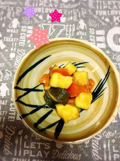 トマトとズッキーニ炒め-レシピのメイン写真