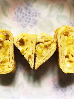 簡単 コーンたまご焼き-レシピのメイン写真