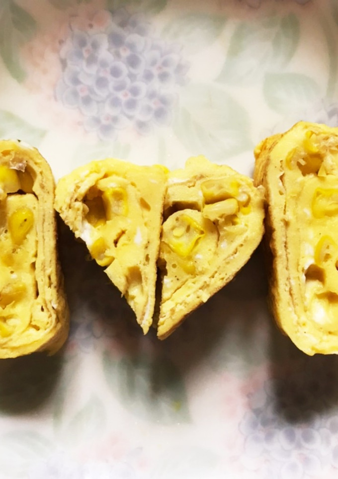 簡単 コーンたまご焼き-レシピのメイン写真