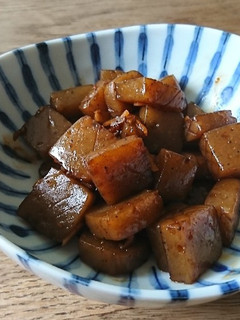 ウナギのタレでこんにゃく炒め-レシピのメイン写真