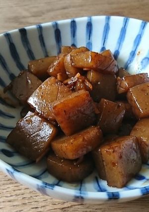 ウナギのタレでこんにゃく炒め-レシピのメイン写真