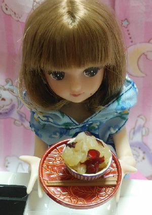 リカちゃんサイズ♡半夏生 たこ飯ꕤ*.ﾟ-レシピのメイン写真