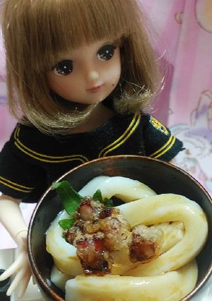 リカちゃんサイズ♡野球シリーズ伊勢うどん-レシピのメイン写真