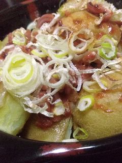 包丁要らず!ジャガイモのイカの塩辛焼き-レシピのメイン写真