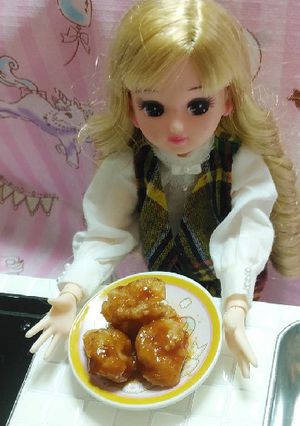 リカちゃんサイズ♡野球シリ 中日 唐揚げ-レシピのメイン写真