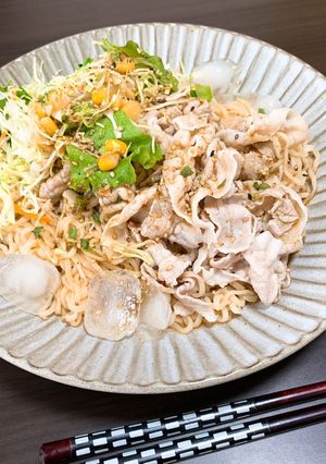 冷しゃぶサラダラーメン-レシピのメイン写真