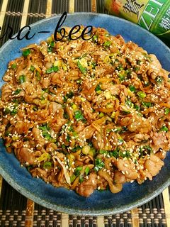 ご飯が進む♪甜麺醤でネギだく生姜焼き-レシピのメイン写真