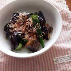 รูปของ お惣菜風♪オクラとナスの簡単煮物
