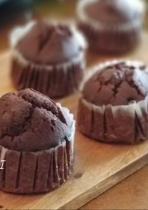 綺麗になれちゃう『米粉チョコマフィン』-レシピのメイン写真