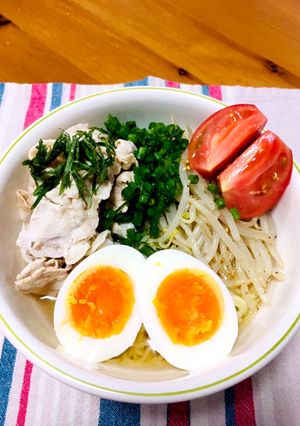 夏にぴったり！やみつき冷やしらーめん！-レシピのメイン写真