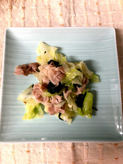 大葉とキャベツと豚肉の炒めもの!-レシピのメイン写真