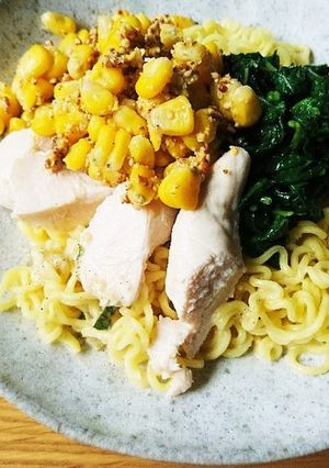 つぶつぶネバネバな豆乳和え麺♪-レシピのメイン写真