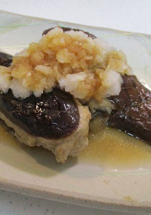 ナスの肉ばさみ焼き・おろしポン酢-レシピのメイン写真