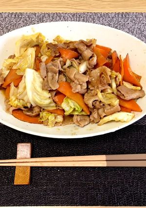 豚肉と野菜の味噌炒め-レシピのメイン写真