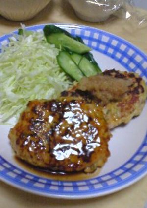 和風ハンバーグ（てりやき＆おろしポン酢）-レシピのメイン写真