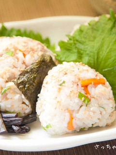 アジと大葉の混ぜ込みおにぎり-レシピのメイン写真