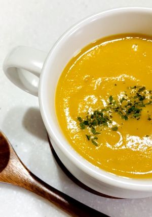 油なし♬人参とさつまいもの豆乳ポタージュ-レシピのメイン写真
