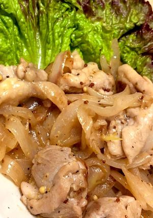 鳥もも肉の粒マスタード炒め-レシピのメイン写真