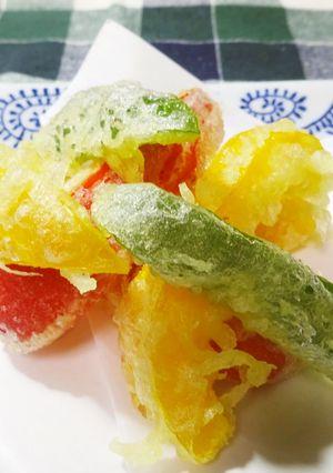 パプリカのてんぷら♪-レシピのメイン写真