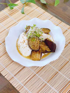 ひんやり美味しい♡中華風茄子の冷や奴♪-レシピのメイン写真