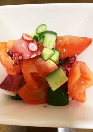 タコのカルパッチョ風-レシピのメイン写真