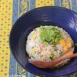 パクチーでシンプルなチャーハン