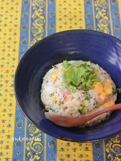 パクチーでシンプルなチャーハン-レシピのメイン写真