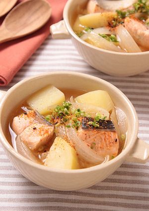 石狩煮風ごろごろ野菜のおみそ汁-レシピのメイン写真