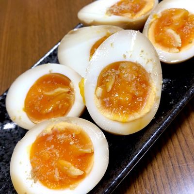 煮卵 煮卵 by pomzo 【クックパッド】 簡単おいしいみんなのレシピが