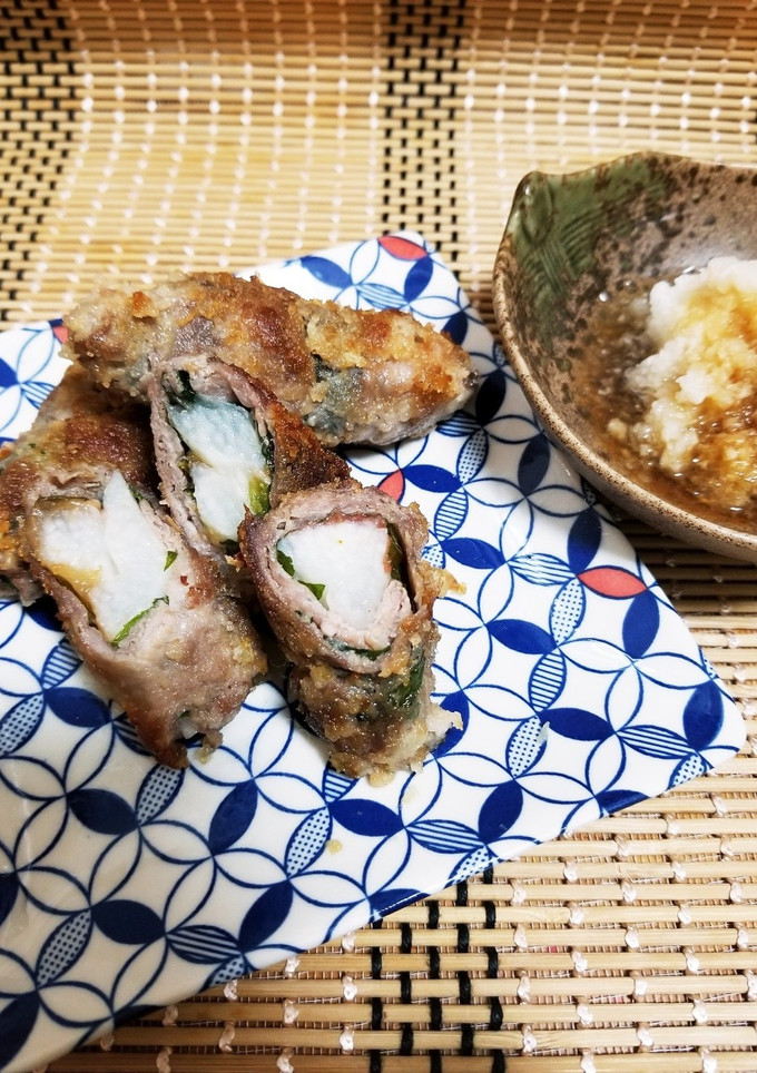 【長芋の豚肉巻き】ちょっと手抜き´ω`*-レシピのメイン写真