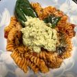 ☆夏野菜のトマトパスタ☆チーズ添え~