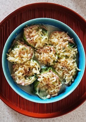 サッポロ一番で巻き巻きレタス冷麺-レシピのメイン写真