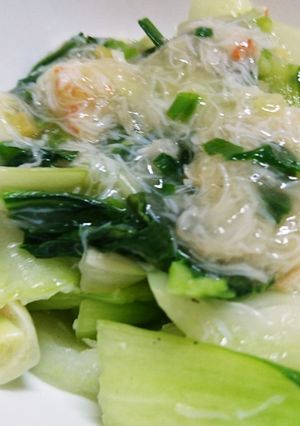 チンゲン菜のかにあんかけ-レシピのメイン写真