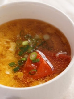 卵とミニトマトの中華スープ-レシピのメイン写真