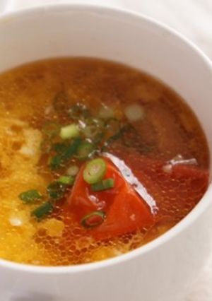卵とミニトマトの中華スープ-レシピのメイン写真