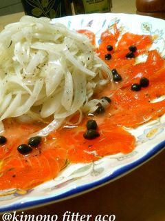 サーモンとオニオンのマリネ-レシピのメイン写真