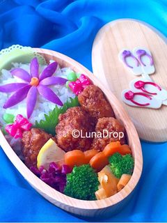 中学生 弁当 うずらのお花 -レシピのメイン写真