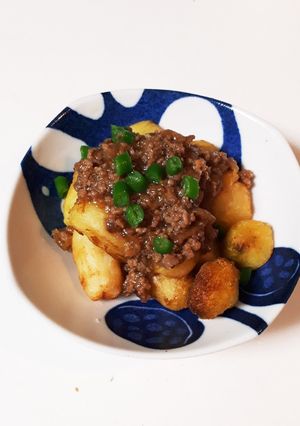 揚げじゃがのそぼろあんかけ-レシピのメイン写真