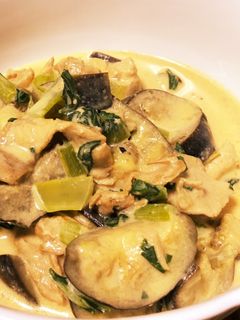 タイ風ナスと豚肉のクリーミーカレー-レシピのメイン写真