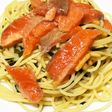 サーモンの和風パスタ☆お茶漬けの素☆