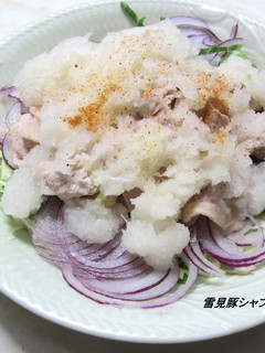 雪見豚シャブ-レシピのメイン写真
