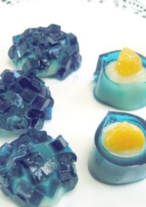 水無月に紫陽花の和菓子をどうぞ-レシピのメイン写真