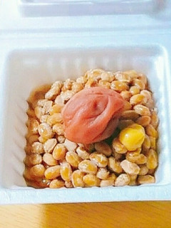 私の好きな梅納豆♪ヽ(´▽`)/-レシピのメイン写真