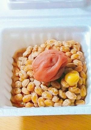 私の好きな梅納豆♪ヽ(´▽｀)/-レシピのメイン写真