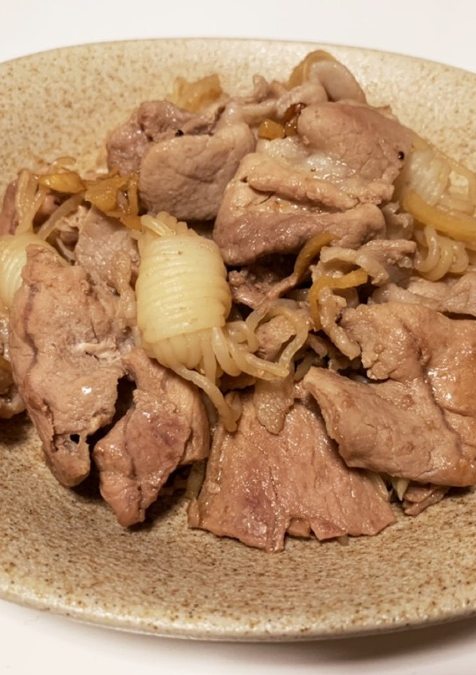 豚肉のすき焼き風炒め。-レシピのメイン写真